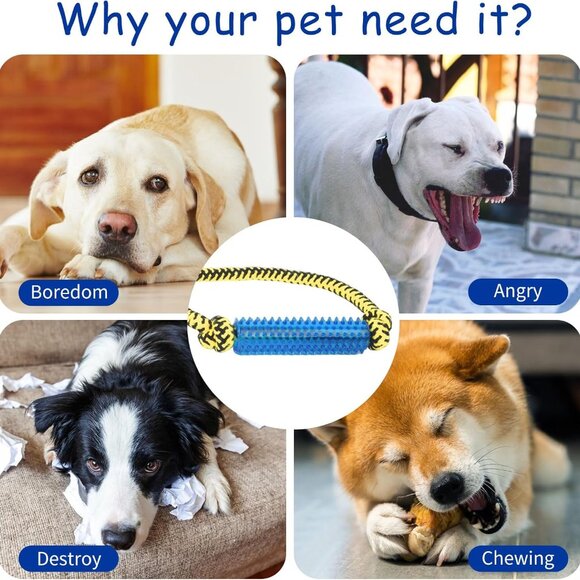 Interactive Dog Toys, Crate Training Aids for Puppies, Puppy Teething Toys,Peanu - Picture 5 of 7